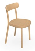 La Zitta Chair, Standard Beech Finish, Natural Oiled